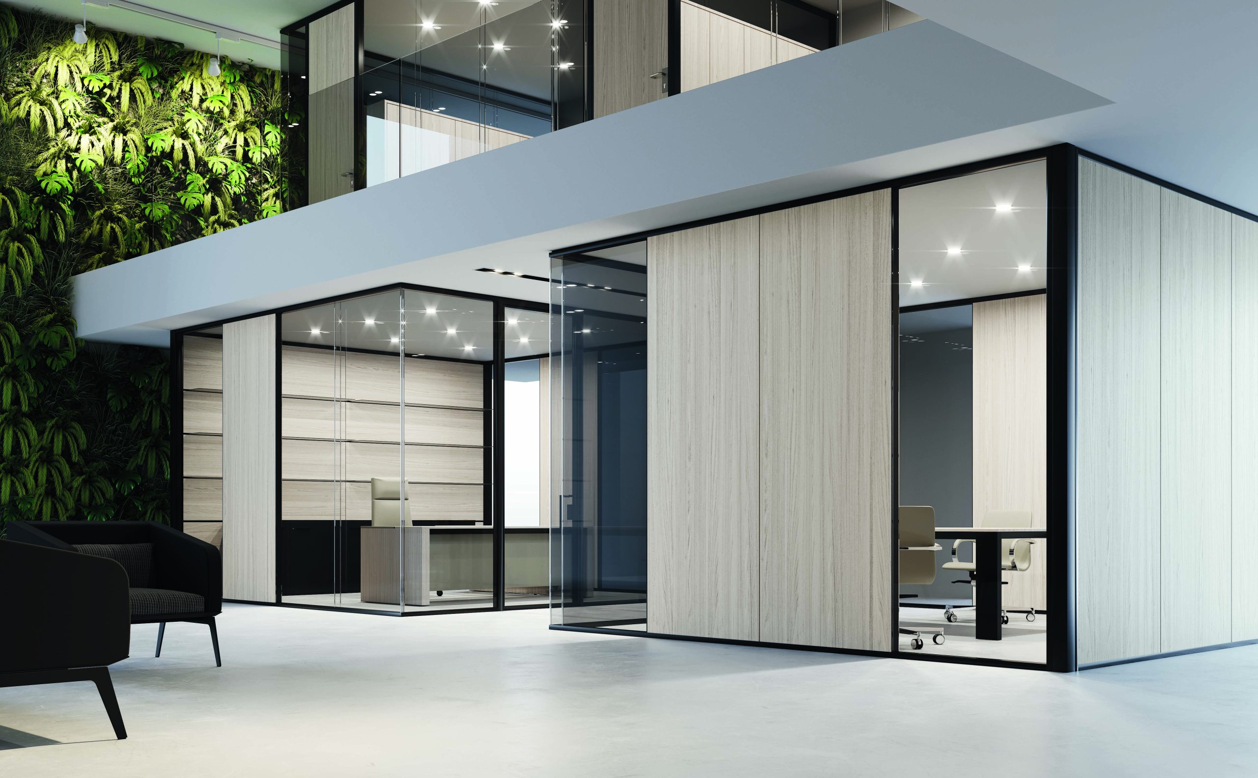 k82 glass office front system by Transwall